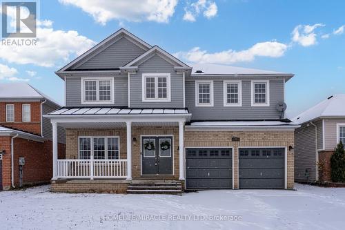 30 Gold Park Gate, Essa, ON - Outdoor With Deck Patio Veranda With Facade