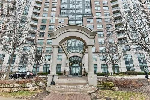 506 - 23 Lorraine Drive, Toronto, ON - Outdoor With Balcony With Facade