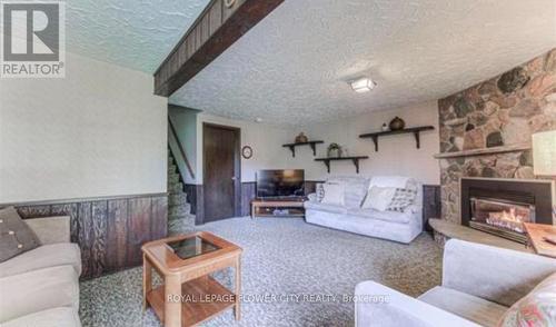 160 Westheights Drive, Kitchener, ON - Indoor Photo Showing Living Room With Fireplace