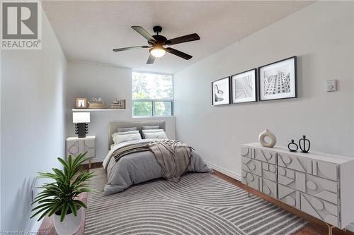 Virtually staged bedroom - 700 Dynes Road Unit# 109, Burlington, ON - Indoor Photo Showing Bedroom