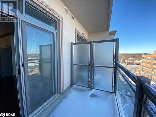 View of balcony - 2486 Old Bronte Road Unit# 813, Oakville, ON 