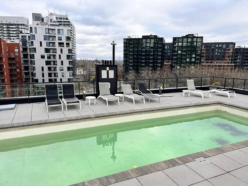 Pool - 705-255 Rue De La Montagne, Montréal (Le Sud-Ouest), QC - Outdoor With In Ground Pool