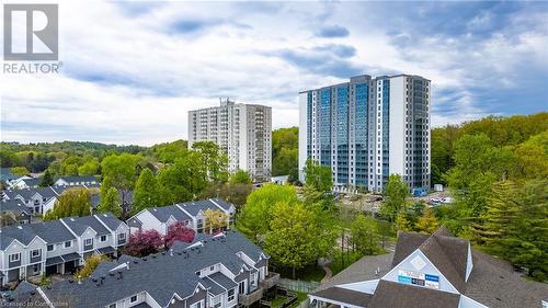 Drone / aerial view - 55 Green Valley Drive Drive Unit# 1806, Kitchener, ON - Outdoor