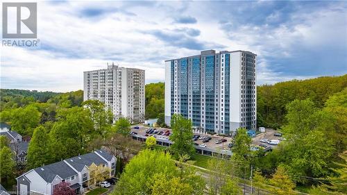 Drone / aerial view - 55 Green Valley Drive Drive Unit# 1806, Kitchener, ON - Outdoor With View