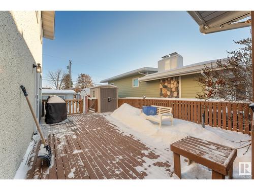 3907 112A St Nw, Edmonton, AB - Outdoor With Deck Patio Veranda With Exterior