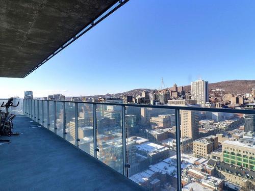 Balcony - 2701-1155 Rue De La Montagne, Montréal (Ville-Marie), QC - Outdoor With View