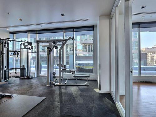 Exercise room - 2701-1155 Rue De La Montagne, Montréal (Ville-Marie), QC - Indoor Photo Showing Gym Room