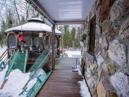 Veranda - 4381 Route Des Lacs, Saint-Élie-De-Caxton, QC - Outdoor With Deck Patio Veranda