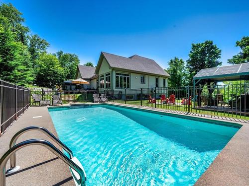 Pool - 6078 Rue Du Haut-Bois, Val-Morin, QC - Outdoor With In Ground Pool With Backyard