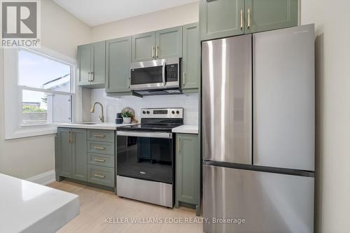 22 Windsor Street, Hamilton, ON - Indoor Photo Showing Kitchen With Stainless Steel Kitchen