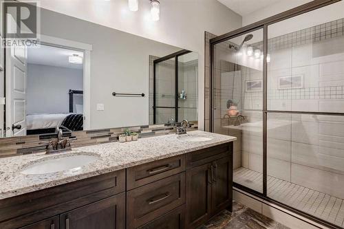 45 Mackenzie Way, Carstairs, AB - Indoor Photo Showing Bathroom