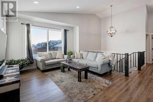 45 Mackenzie Way, Carstairs, AB - Indoor Photo Showing Living Room