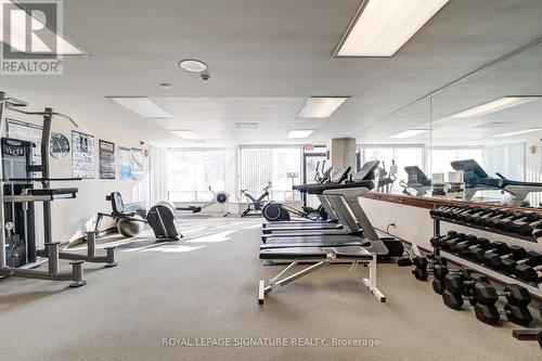 904 - 26 Hanover Road, Brampton, ON - Indoor Photo Showing Gym Room