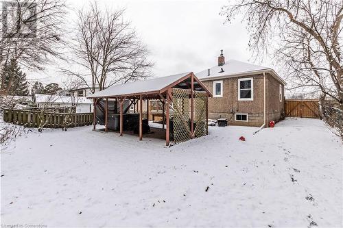 Rear View Of Covered Hot Tub And Property. - 111 Spruce Street, Cambridge, ON - Outdoor