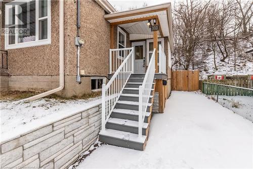 Mudroom Entrance - 111 Spruce Street, Cambridge, ON - Outdoor