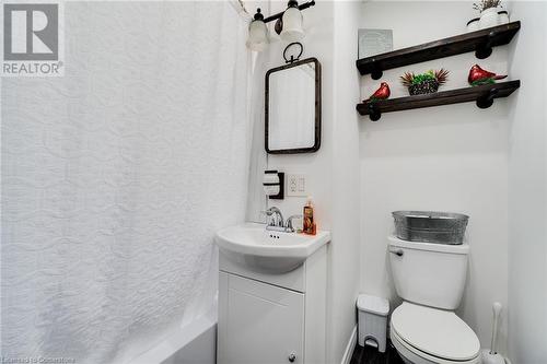 Bathroom featuring vanity and toilet - 245 St Andrews Street, Cambridge, ON - Indoor Photo Showing Bathroom