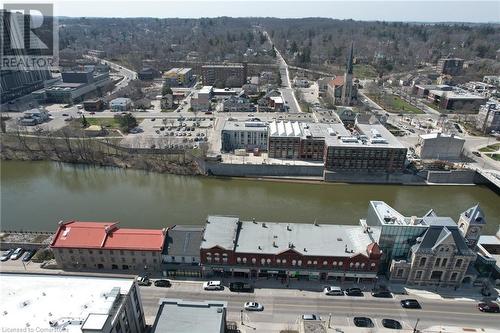 Bird's eye view with a water view - 245 St Andrews Street, Cambridge, ON - Outdoor With Body Of Water With View