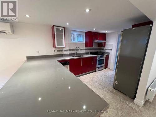 Lower - 163 Boulton Avenue, Toronto, ON - Indoor Photo Showing Kitchen