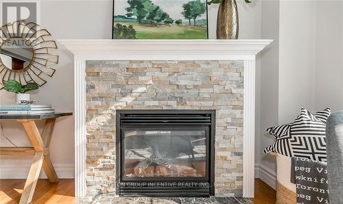 16 Gray Lane, Barrie, ON - Indoor Photo Showing Living Room With Fireplace