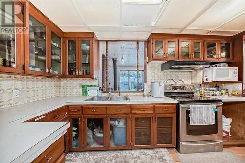 12804 108 Street Nw, Edmonton, AB - Indoor Photo Showing Kitchen With Double Sink