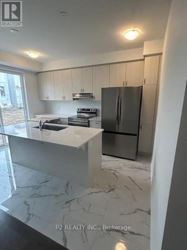 384 Madelaine Drive, Barrie, ON - Indoor Photo Showing Kitchen With Double Sink