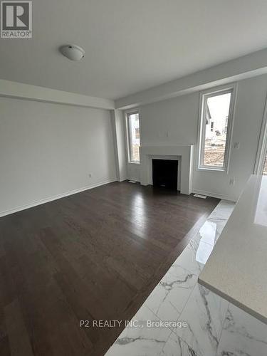 384 Madelaine Drive, Barrie, ON - Indoor Photo Showing Living Room With Fireplace