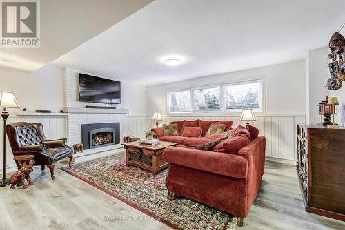 374 Niagara Street, St. Catharines, ON - Indoor Photo Showing Living Room With Fireplace