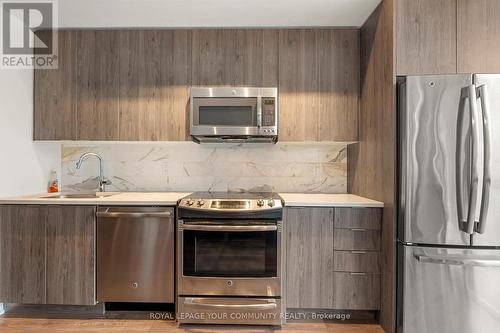 710 - 50 Bruyeres Mews, Toronto, ON - Indoor Photo Showing Kitchen With Stainless Steel Kitchen With Upgraded Kitchen