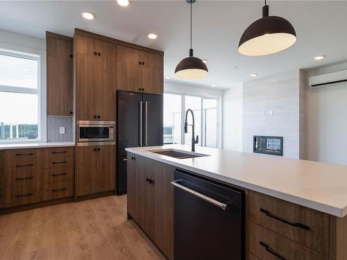 502-201 Dogwood Dr, Ladysmith, BC - Indoor Photo Showing Kitchen With Double Sink With Upgraded Kitchen