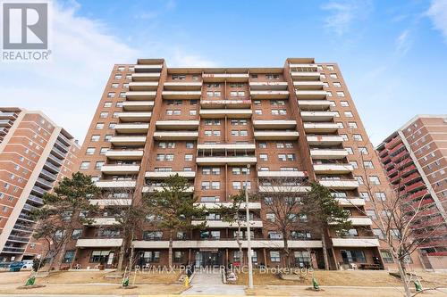 410 - 45 Silverstone Drive, Toronto, ON - Outdoor With Balcony With Facade