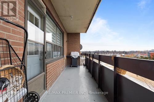 410 - 45 Silverstone Drive, Toronto, ON - Outdoor With Balcony With Exterior