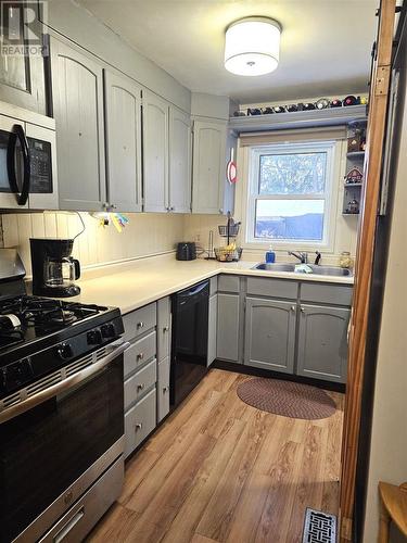 45 Glenwood Ave, Sault Ste. Marie, ON - Indoor Photo Showing Kitchen With Double Sink