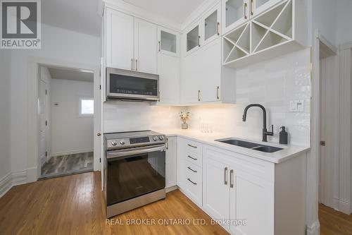 Main - Kitchen - 453 Quebec Street, London, ON - Indoor Photo Showing Kitchen With Double Sink With Upgraded Kitchen