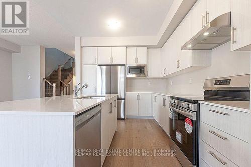 1458 Watercres Way, Milton, ON - Indoor Photo Showing Kitchen With Stainless Steel Kitchen With Upgraded Kitchen