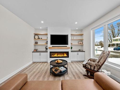 Living room - 2155 Rue Hector, Drummondville, QC - Indoor Photo Showing Other Room With Fireplace