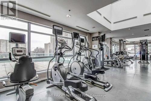 908 - 1 Elm Drive, Mississauga, ON - Indoor Photo Showing Gym Room