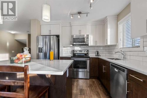 729 Skyview Ranch Grove, Calgary, AB - Indoor Photo Showing Kitchen With Stainless Steel Kitchen With Upgraded Kitchen