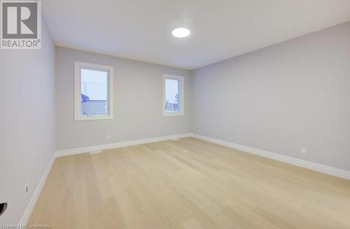 Spare room featuring light wood-type flooring - 705 Hollinger Drive S, Listowel, ON - Indoor Photo Showing Other Room