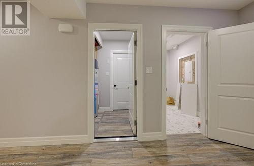 Corridor featuring light hardwood / wood-style flooring - 705 Hollinger Drive S, Listowel, ON - Indoor Photo Showing Other Room