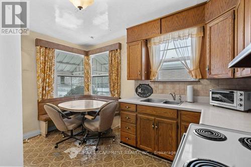 1A Cameron Avenue, Hamilton, ON - Indoor Photo Showing Kitchen With Double Sink