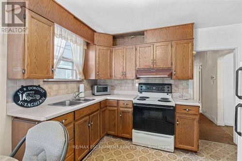 1A Cameron Avenue, Hamilton, ON - Indoor Photo Showing Kitchen With Double Sink