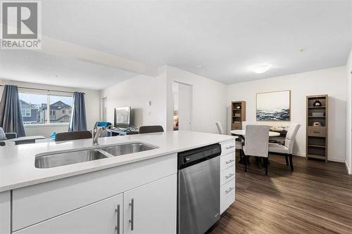 4202, 181 Skyview Ranch Manor Ne, Calgary, AB - Indoor Photo Showing Kitchen With Double Sink