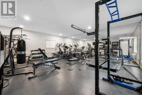 4202, 181 Skyview Ranch Manor Ne, Calgary, AB - Indoor Photo Showing Gym Room