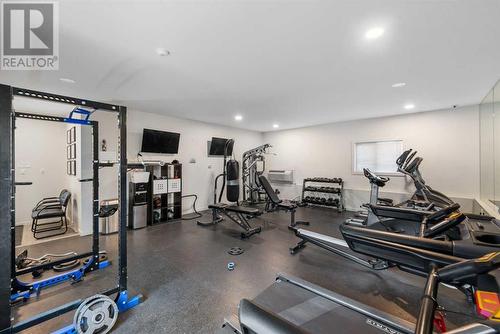 4202, 181 Skyview Ranch Manor Ne, Calgary, AB - Indoor Photo Showing Gym Room