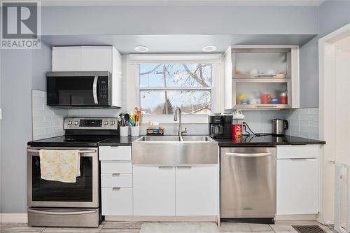 1197 Thomas Drive, Sarnia, ON - Indoor Photo Showing Kitchen With Double Sink