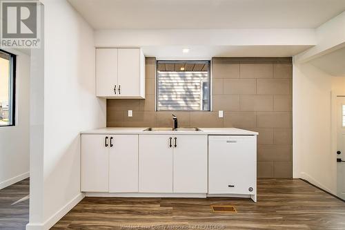 1172 Goyeau Street, Windsor, ON - Indoor Photo Showing Kitchen With Double Sink