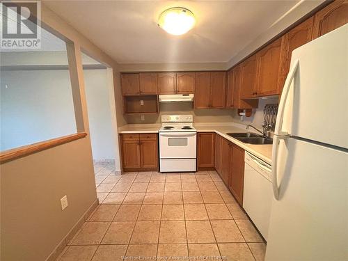 451 Grand Marais Road West Unit# 116, Windsor, ON - Indoor Photo Showing Kitchen With Double Sink