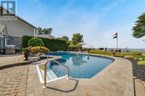 13018 Riverside Drive, Tecumseh, ON - Outdoor With In Ground Pool