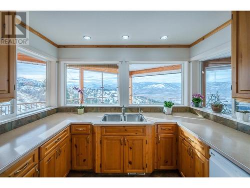 120 Panorama Ridge Road, Penticton, BC - Indoor Photo Showing Kitchen With Double Sink