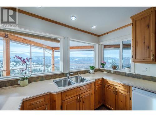 120 Panorama Ridge Road, Penticton, BC - Indoor Photo Showing Kitchen With Double Sink